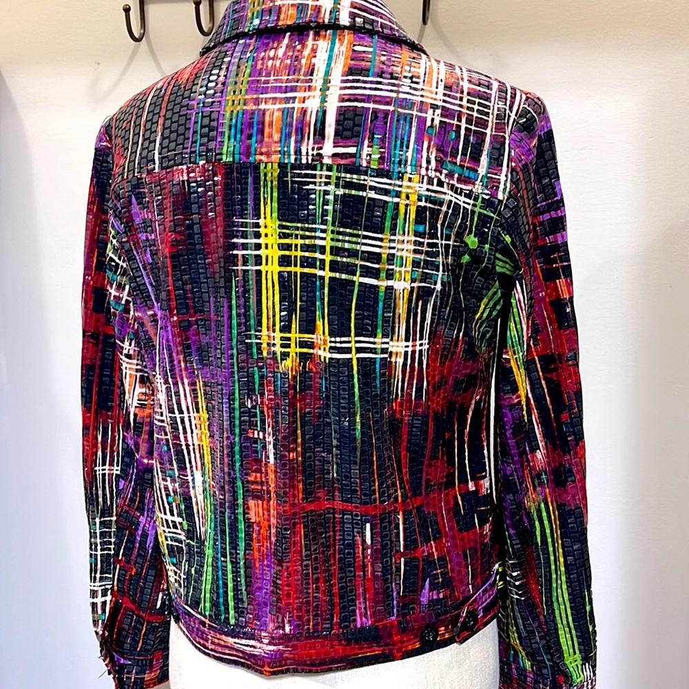 Perceptions Shimmering Size 10 Jacket Euc Multico… - image 7